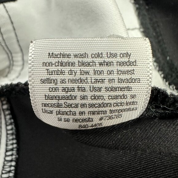 Womens Black & White Zip-Up Jacket Size L - Picture 5 of 5